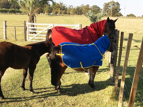 Manta Capa Caballo Con Cogotera! Tela Lona Impermeable Y Arp