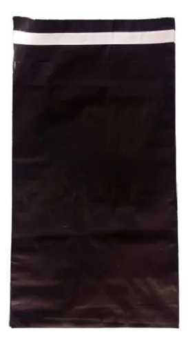 Bolsas E-commerce Negra Nº 1 20x32 C/adhesivo X 100 Unidades