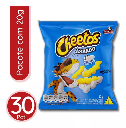 Salgadinho Cheetos requeijao onda 20g - Elma Chips- Caixa c/ 10 un