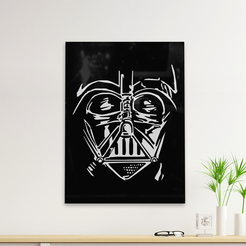 Cuadro Deco Dar Vader Face (d0273 Boleto.store)