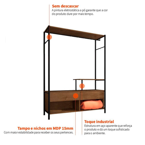 Guarda-roupa Closet Modulado Barcelona Demolição