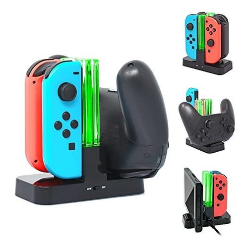 Estacion De Carga Con Controlador Pro/joy Cons