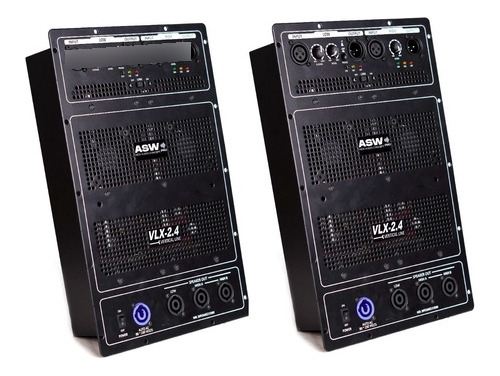 Painel Ativo Vlx2.4 Bi-amplificado- 2400w Rms - Combo