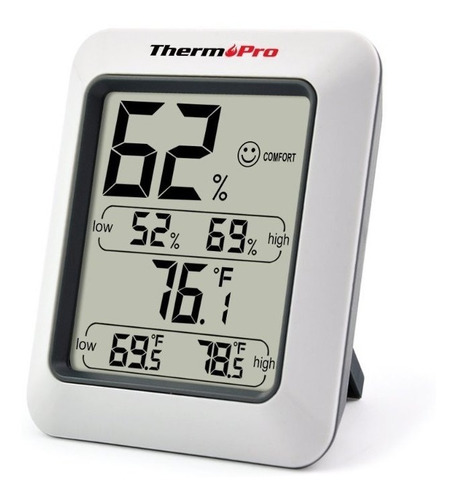 Thermopro Tp50 Higrometro Termometro Monitor De Humedad