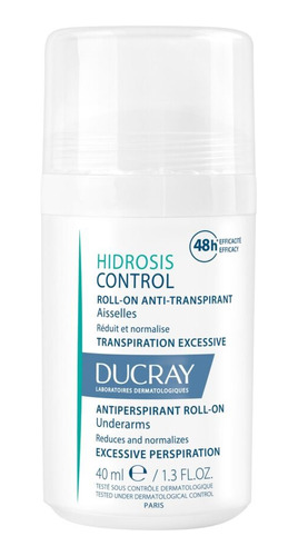 Control Roll On Ducray Hidrosis Excesiva Transpiración 40 Ml