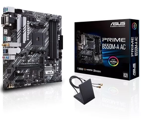 Tarjeta Madre Asus Prime B550m-a Wifi Pcie 4.0 Dual M.2 4x4