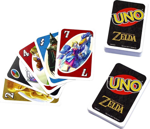 Juego De Cartas Uno The Legend Of Zelda Mattel Original