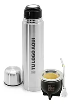 Comprar Termo Bala 1 L Regalo Empresarial Logo Grabado Laser + Mate