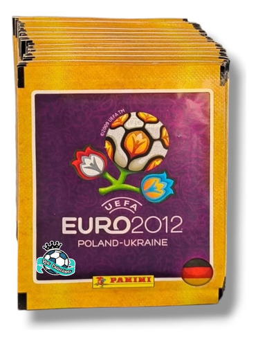 50 Sobres Del Álbum Euro 2012 Panini (250 Estampas) Stickers