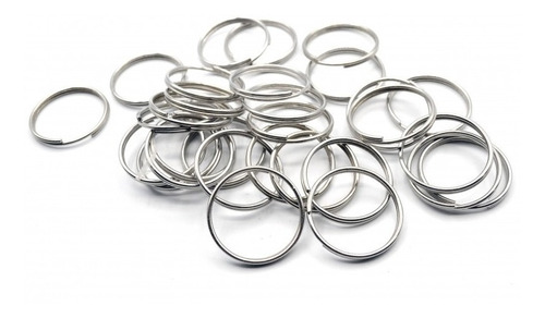 Imagen 1 de 5 de Argolla Sin Fin 10mm Metal Llaveros Sinfin Pack 1000u