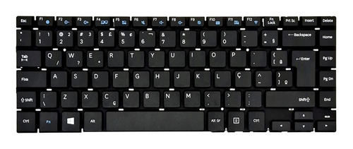 Teclado Para Samsung Essentials E22 Np370e4j-bw2br Br Com Ç