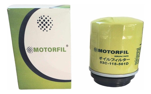 Filtro Aceite Seat Altea Xl 1.4 L 4 C 2010 Al 2012 Motorfil.