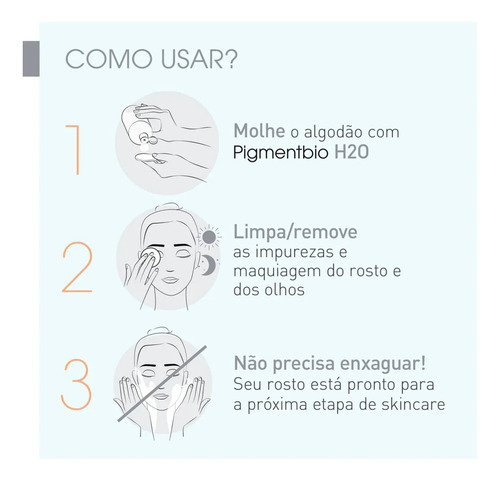 Bioderma Pigmentbio H2o - Água Micelar 250ml Todo Tipo De Pele Dia/noite