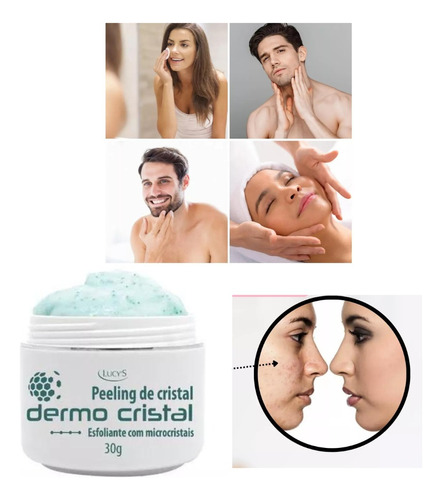 Crema Peeling De Cristales - Exfoliante Facial Y Corporal