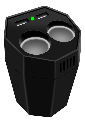 Convertidor Digital Adaptador Convertidor De Cargador Negro