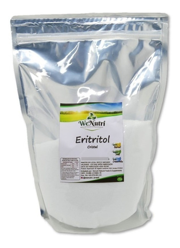 Eritritol Cristal Puro 1kg Importado Pronta Entrega Promoção