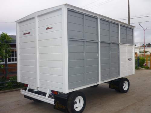 Imagen 12 de 25 de Acoplado Trailer 6 Cheques Cerrado Taller Rodante 3.5 Mts