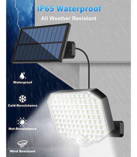 Luces Solares Para Exteriores Ir, Sensor De Movimiento, Luz