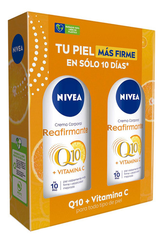 Pack Nivea Reafirmante Q10 400 Ml X2