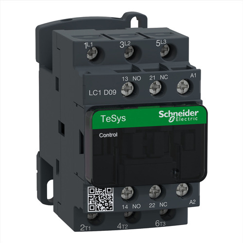 Contactor Schneider Tripolar 9 A 1na+1nc 50/60hz 380v