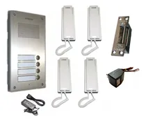 Comprar Portero Electrico Commax Kit 4 Pulsadores Telefonos Timbres