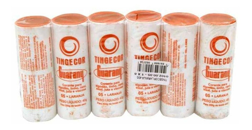 Tintol Laranja 40g / 6un / Guarany