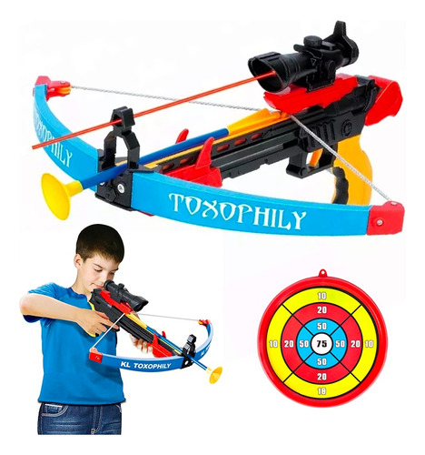 Set Arco Y Flecha Ballesta De Juguete Juego De Tiro Niños