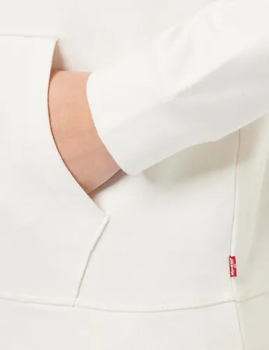 Poleron Levis Mujer Regular Fit Con Capucha Blanco
