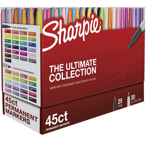 Marcadores Para Dibujo Y Lettering Sharpie Set De 45 Und