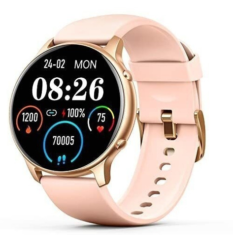 Imagen 1 de 7 de Reloj Inteligente Bluetooth De Mujer Para iPhone Android