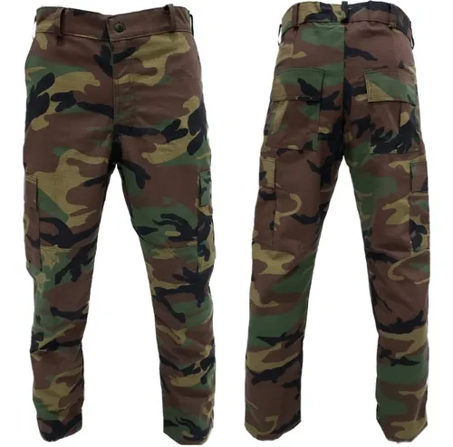 Calça Tática Camuflado Cargo Woodland Selva By Bravo21