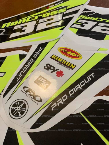 Stickers Para Yamaha Xtz 125 (personalizables Fluorescentes)