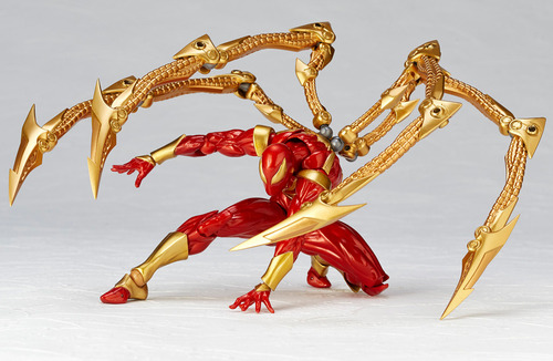 Amazing Yamaguchi Revoltech Iron Spiderman Reissue