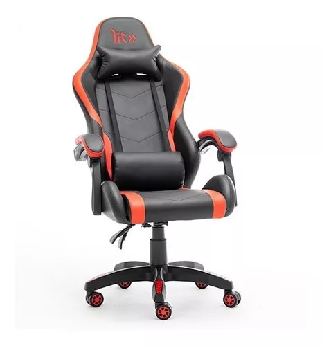 SILLA GAMING XCON (Mod. ZEUS-II) ROJA con franja NEGRA