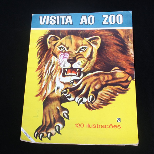 Álbum De Figurinhas Visita Ao Zoo Da Editora Bruguera