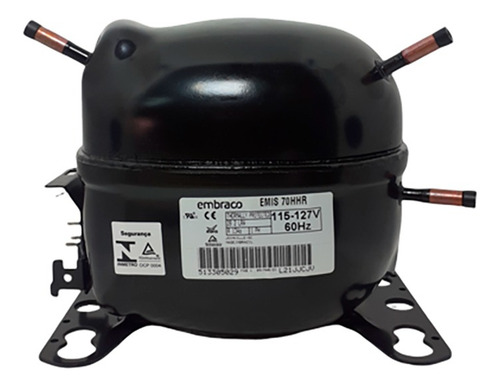 Compresor Ref 1/5hp R134 M-b 3t 110v Embraco
