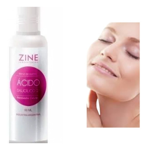 Zine Acido Salicilico 2% Acne Manchas Piel Grasa