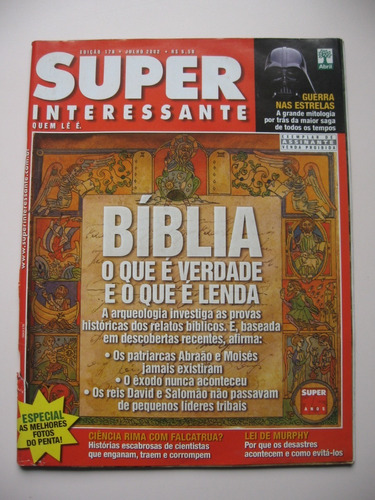 Revista Super Interessante - Nº 178 - Bíblia