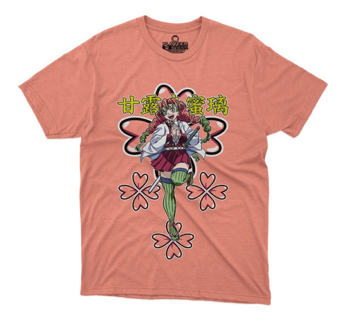 Playera Demon Slayer Mitsuri Kanroji Waifu Kimetsu Yaiba