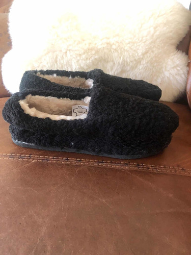 Imagen 3 de 4 de Pantuflas De Cuero. Suela 1 Cm Del 35 Al 46urucueros
