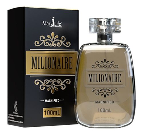 Colônia Masculina Milionaire Mary Life 100 Ml