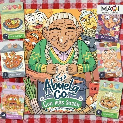 Juego De Mesa Abuela Co Y Mini Expansion Con Más Sazón