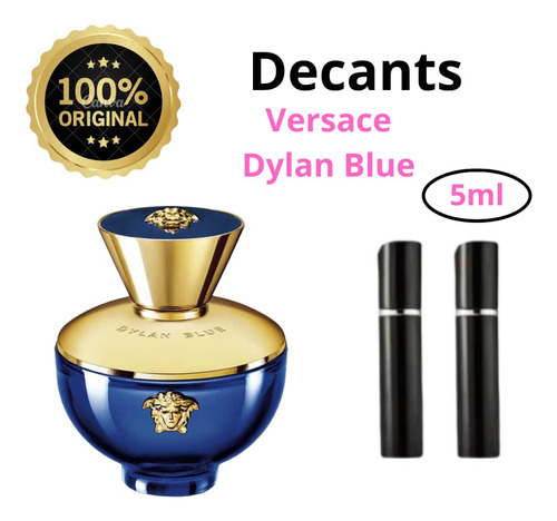 Muestra De Perfume O Decant Versace Dylan Blue Dama Original