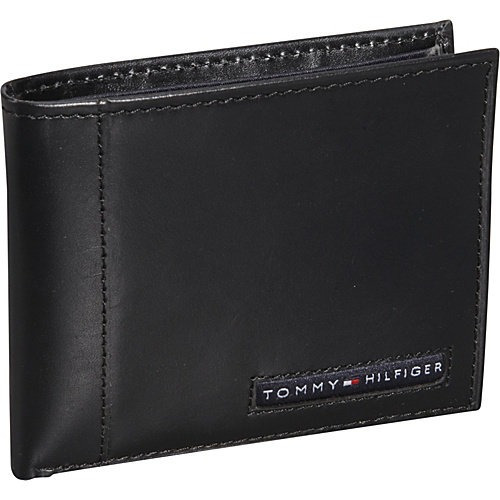 Billetera Tommy Hilfiger Para Hombre Plegable Color Negro