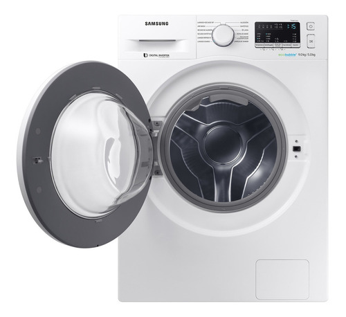 Lavadora secadora automática Samsung WD90M4453 blanca 9kg 110 V MercadoLibre