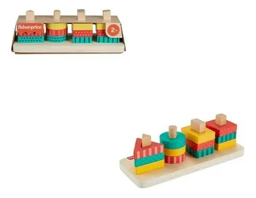Classificador de Formas de Madeira para Bebês - Fisher Price