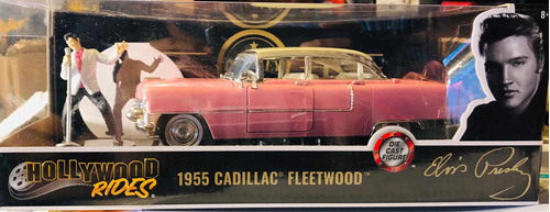 Elvis Presley - 1955 Cadillac Rosado Fleetwood - Escala 1:24