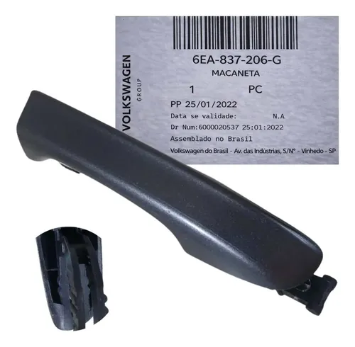 Maçaneta Porta Direita T-cross Virtus Original 6ea837206ggru