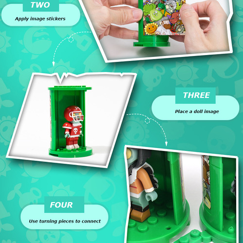 Plants Vs Zombies 2 Fire Peashooter Zombie Blind Box, Modelo