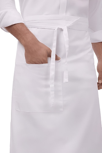 Faldón Mozo Tropical Mecanico - Uniforme De Cocina Carim Blanco Unico